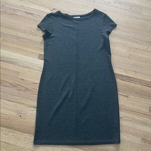 Loft Classic Grey Shift Dress, S
